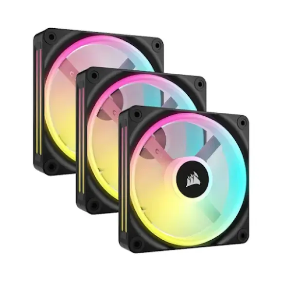 Quạt -máy -tính- Fan -case -Corsair -iCUE -LINK- QX120- RGB- Magnetic -Dome -RGB- Fan-Starter -Kit -(CO-9051002-WW)